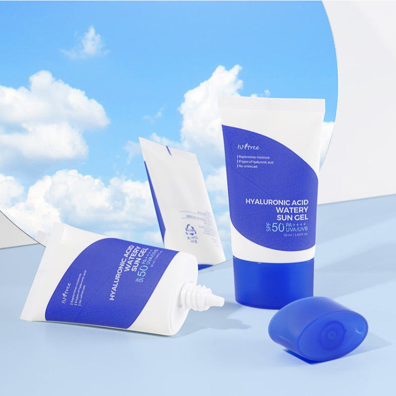 Isntree - Hyaluronic Acid Watery Sun Gel SPF50+ PA++++, productfoto 3