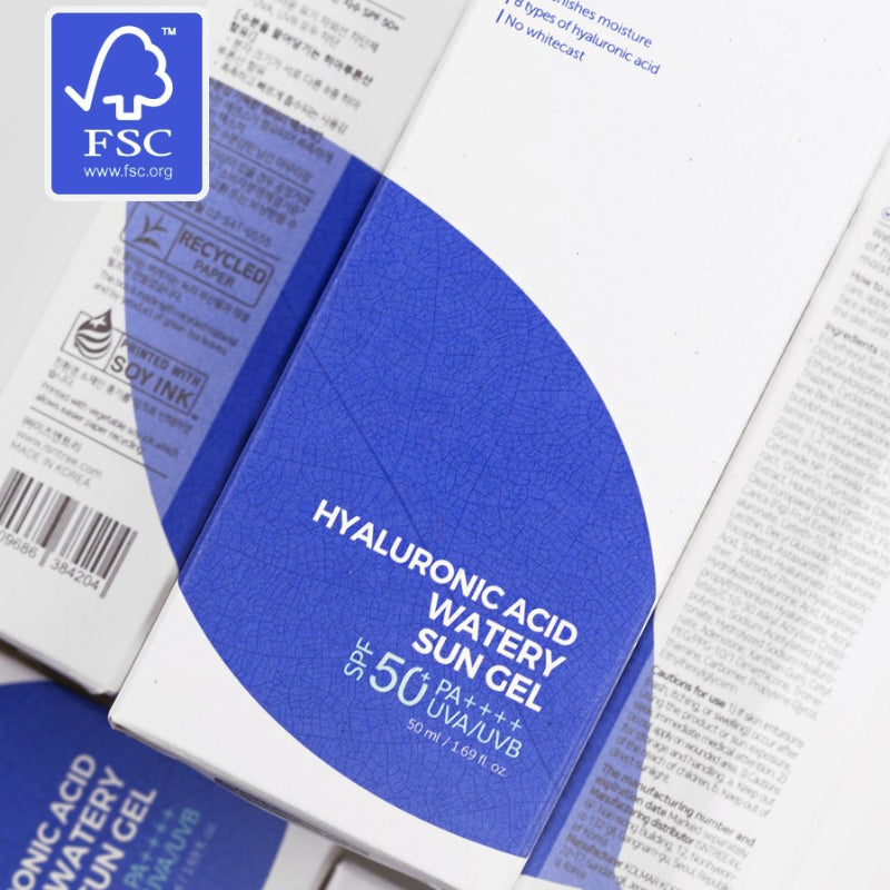 Isntree - Hyaluronic Acid Watery Sun Gel SPF50+ PA++++, productfoto 4