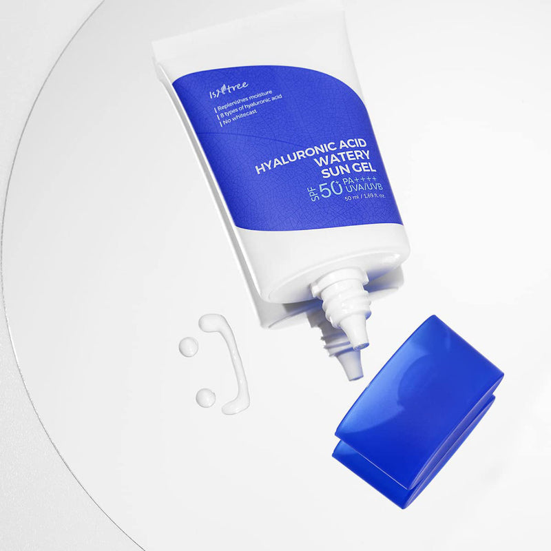 Isntree - Hyaluronic Acid Watery Sun Gel SPF50+ PA++++, productfoto 5