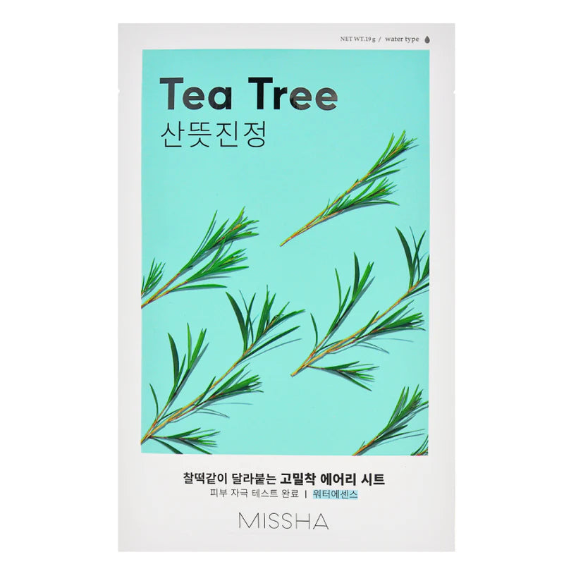 Missha - Airy Fit Sheet Mask - Tea Tree, productfoto