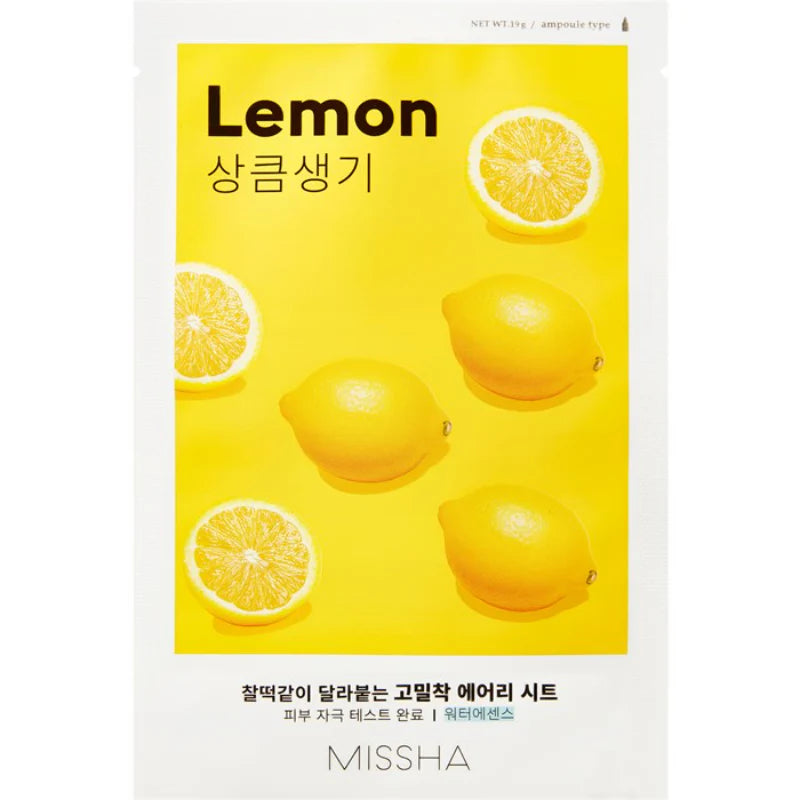 Missha - Airy Fit Sheet Mask - Lemon, productfoto