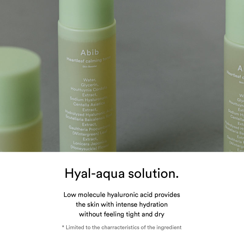Abib - Heartleaf Calming Toner Skin Booster, detailfoto 2