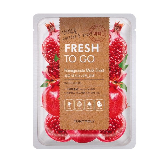 TonyMoly - Fresh To Go Pomegranate Mask Sheet, productfoto