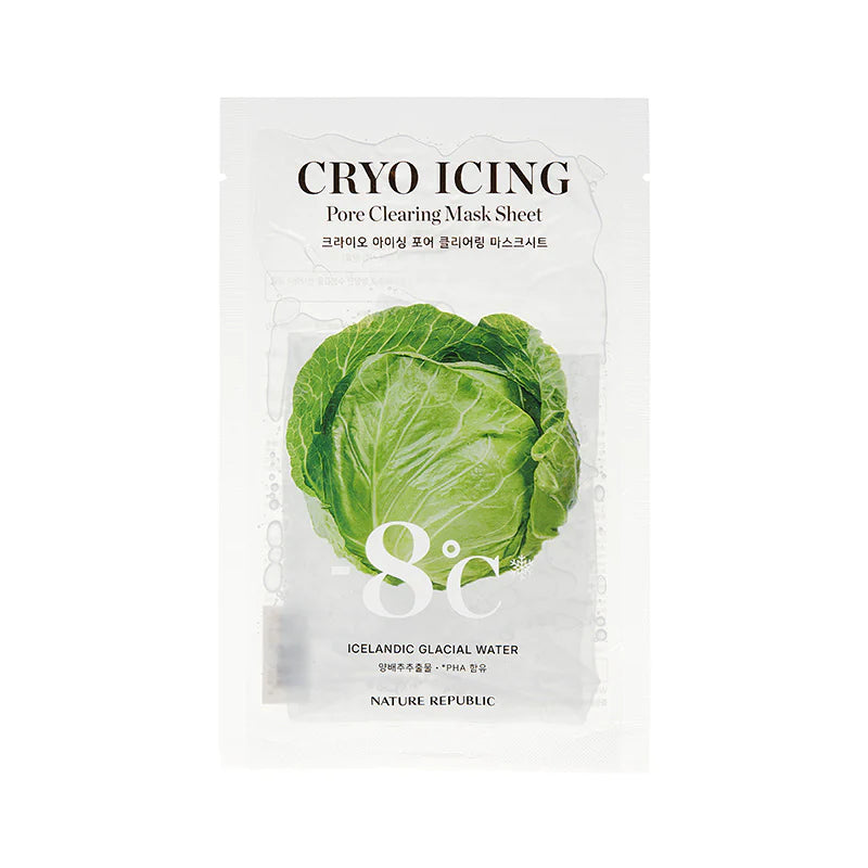 Nature Republic - Cryo Icing Pore Clearing Sheet - Iceberg Lettuce, productfoto