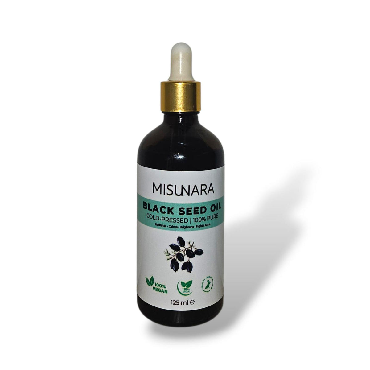 Misunara - Zwarte Zaad Olie - Large, productfoto