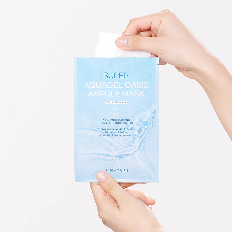 S.nature - Super Aquagel Oasis Ampule Mask Set, vooraanzicht