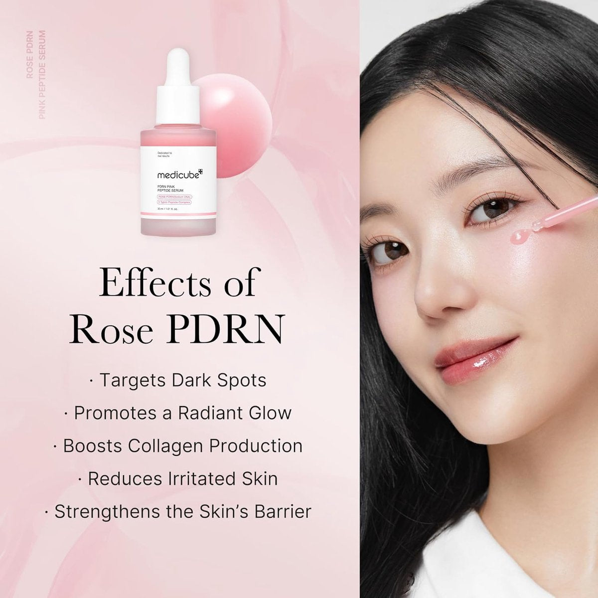 Medicube - PDRN Pink Peptide Serum, detailfoto