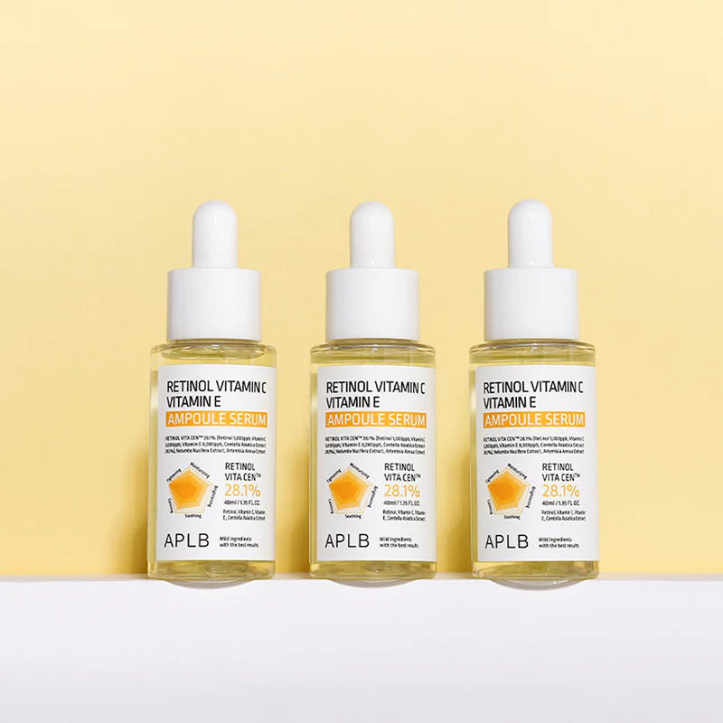 APLB - Retinol Vitamin C Vitamin E Ampoule Serum, vooraanzicht