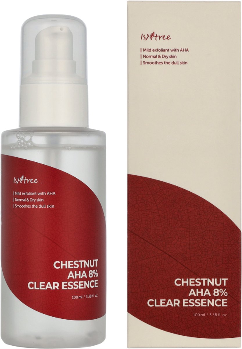 Isntree - Chestnut AHA 8% Clear Essence, productfoto