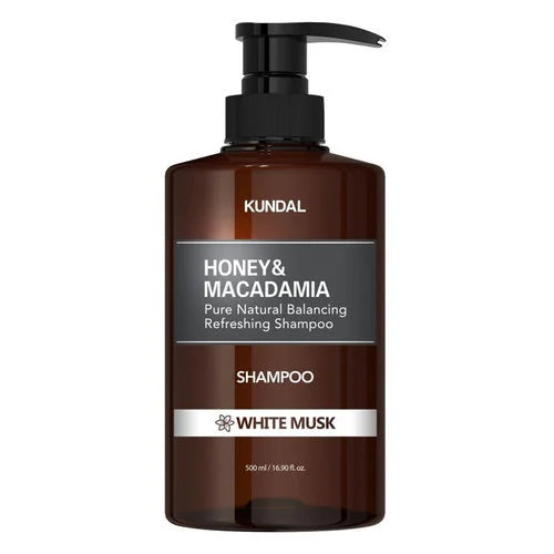 KUNDAL - Honey & Macadamia Pure Natural Balancing Refreshing Shampoo - White Musk, productfoto