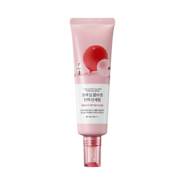 ROUND LAB - Camellia Deep Collagen Firming Sun Serum, productfoto
