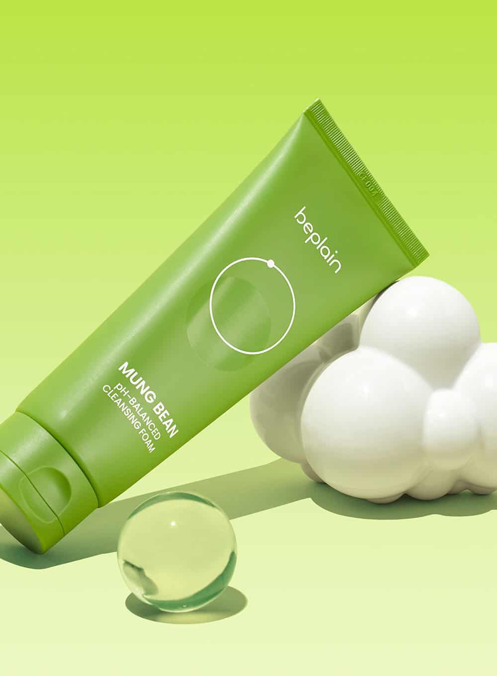 beplain - Mung Bean pH-Balanced Cleansing Foam, detailfoto 3