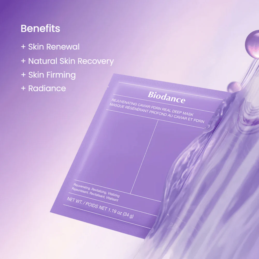 BIODANCE - Rejuvenating Caviar PDRN Real Deep Mask, detailfoto 3