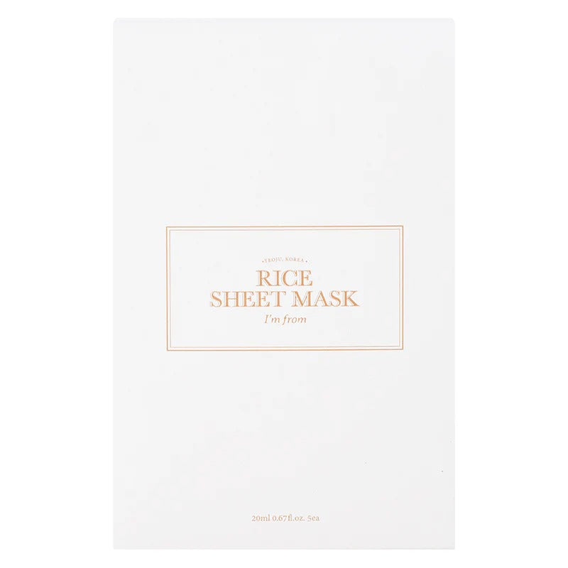 I'm from - Rice Sheet Mask, productfoto