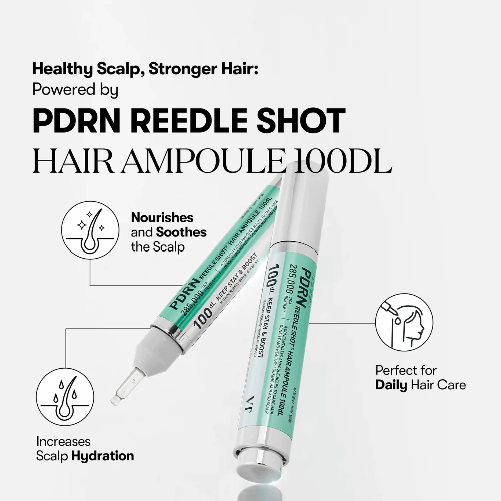 VT COSMETICS - PDRN Reedle Shot Hair Ampoule, detailfoto 3